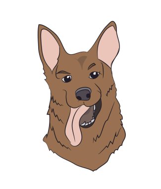 manzara dağları, çizgiler, vektör, beyaz arkaplan