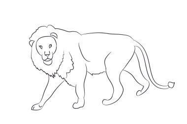 köpek portre profil, arayın, vektör