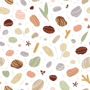 Jeoloji çakıl, aracılığıyla çeşitli taşlar ile seamless modeli