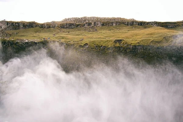 Pedaço Cachoeira Dettifoss Islândia — Fotografia de Stock