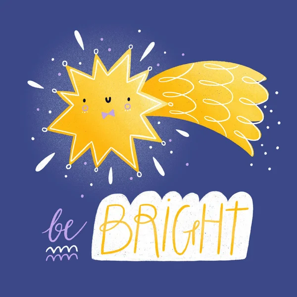 Bright Illustrated Card — Stock Photo, Image