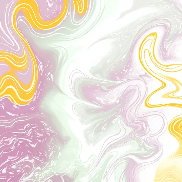 Magenta Gele Abstract Aquarel Achtergrond — Stockfoto