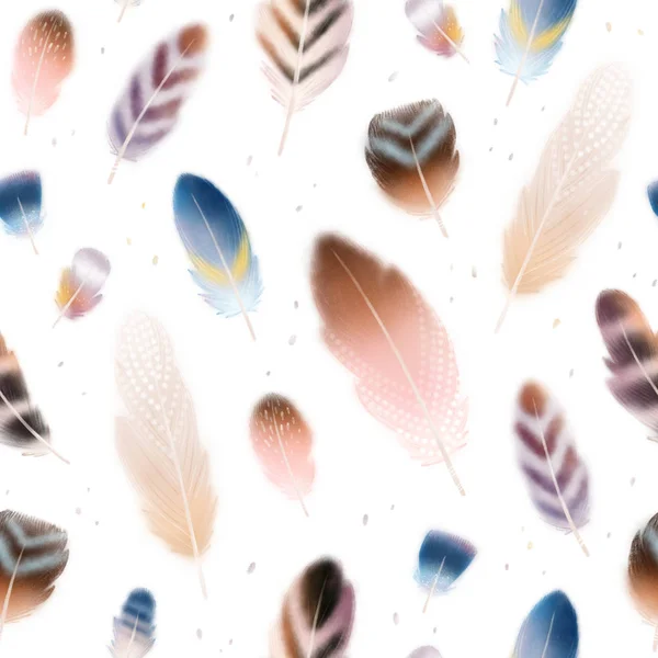 Smooth feathers pattern — Stock Photo, Image