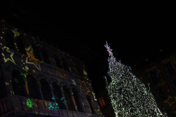 Natale Luminarie Decorazione Celebrazione Città Luce Eleganza Felice Vacanza Festa — Foto Stock