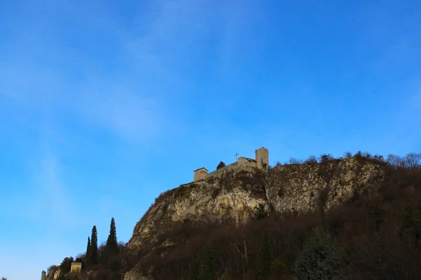 Bergkastenhimmel Blau — Stockfoto