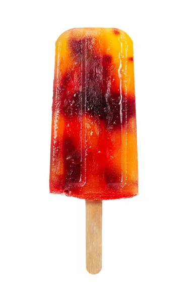 Paleta de frutas de naranja arándano aislada en blanco — Foto de Stock