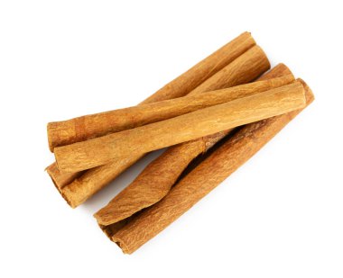 beyaz izole üç tarçın  