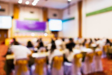 Soyut bulanık fotoğraf bir hissedarın bir iş toplantısının yeri. katılımcı arka planı ile