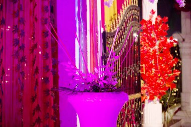 Açık parti ve düğün ampul dekor