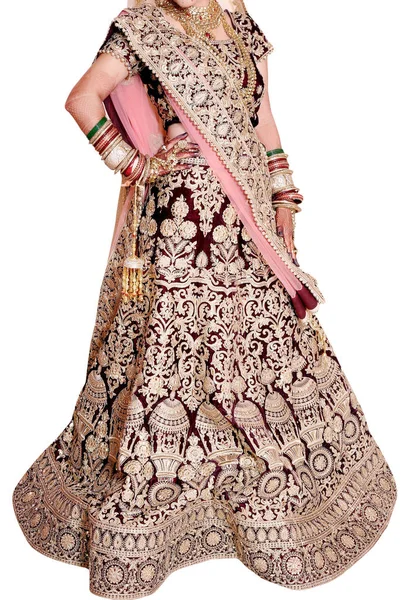 Brudens Smycken Indiska Bröllop — Stockfoto
