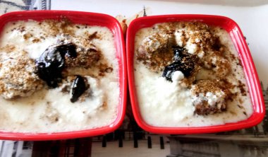 Kolayca ev Pakistan lezzetli sokak gıda içinde Dahi Vada yapılan