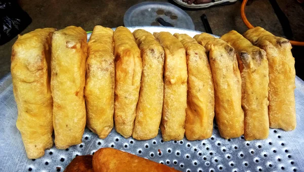 Leckeres Street Food Mischen Gemüse Pakoras Brot Pakoda Indien — Stockfoto