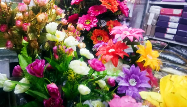 Decoração Flor Artificial Flores Falsificadas — Fotografia de Stock