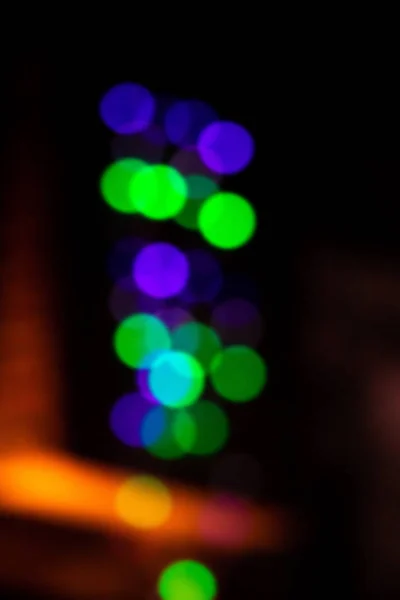 Luz abstrato fundo bokeh por desfoque ou desfocado no uso elemento de luz para fundo ou papel de parede na celebração do casamento de Natal ano novo diwali — Fotografia de Stock