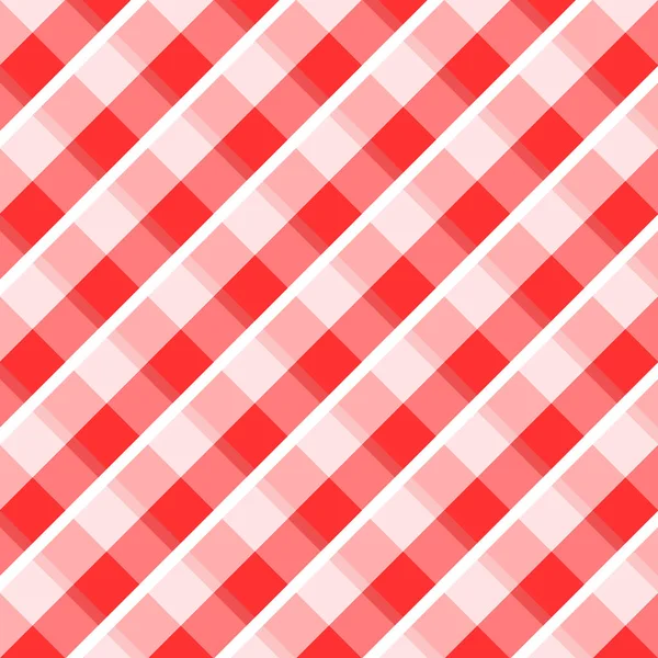 Seamless Red White Tablecloth Pattern Texture — Stock fotografie
