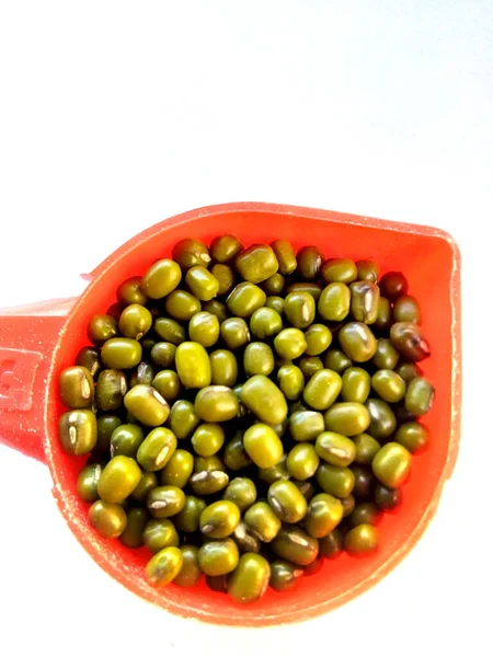 Green Mung Beans Ook Bekend Als Mung Dal Vigna Radiata — Stockfoto