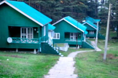 Popüler bir Hint tepe istasyonu - Patnitop, jammu