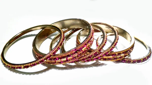 Les Bracelets Mariage Indiens Traditionnels — Photo