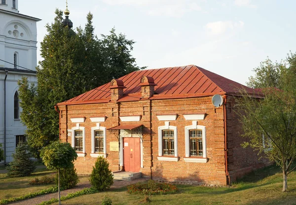 Traditionele Russische Bakstenen Huis Dmitrov Rusland — Stockfoto