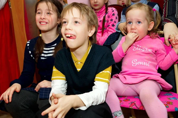 Moscú Rusia Mayo 2017 Niños Salón Una Presentación Festiva Festival —  Fotos de Stock