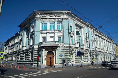 Moskova, Rusya - Haziran, 2018: Zooloji Müzesi, Moskova Devlet Üniversitesi.