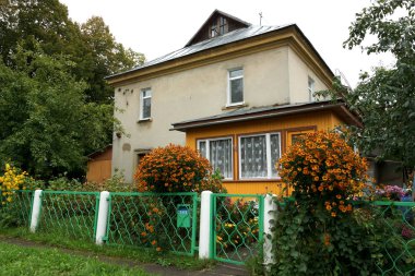 Moskova, Rusya - Haziran, 2016: Eski yazlık evler.