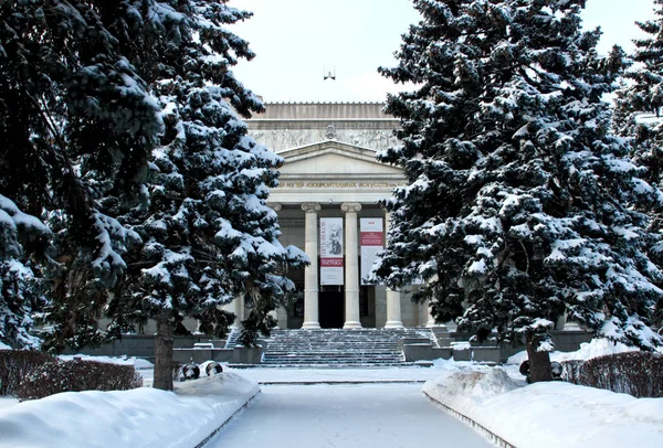 Moskova Rusya Ocak 2016 Pushkin Devlet Güzel Sanatlar Müzesi Stok Resim