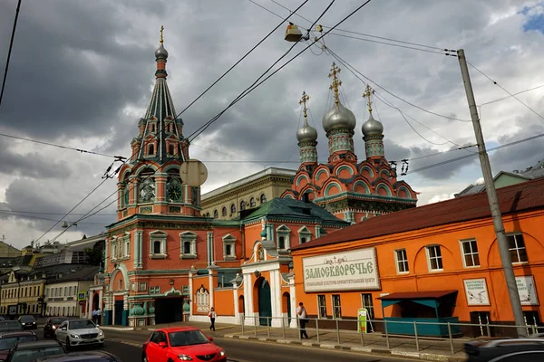 Moscú Rusia Junio 2016 Iglesia San Gregorio Neokesariyskiy Bolshaya Polyanka —  Fotos de Stock