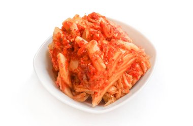 Kore kimchi, üstten görünüm.