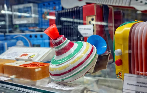 Москва Березень 2018 Yula Продемонструвати Старі Іграшки Ретро Toy Store — стокове фото