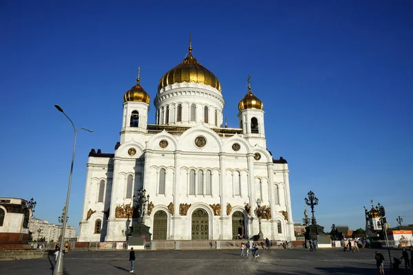 Москва Сентябрь 2017 Храм Христа Спасителя Собор Русской Православной Церкви — стоковое фото