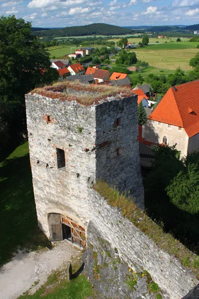 Castelo Arruinar Rabi Boémia Sul República Checa — Fotografia de Stock