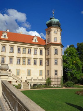 Barok chateau Mnisek pod Brdy town, Çek Cumhuriyeti