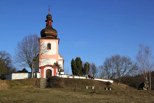 Eglise de Saint Kliment à Lsteni, République tchèque — Photo
