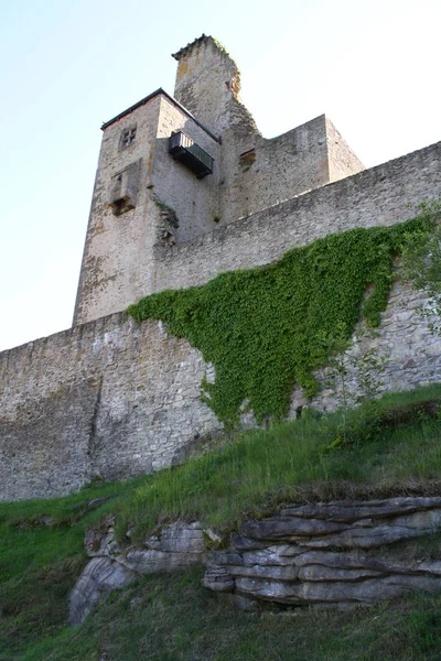 Slavný středověký hrad Lipnice v České republice — Stock fotografie