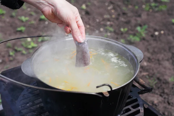 ateşte balık çorbası ooking