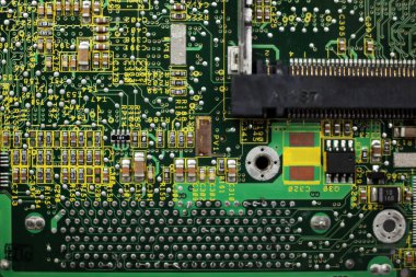 Laptop anakart, yakın plan, arka plan