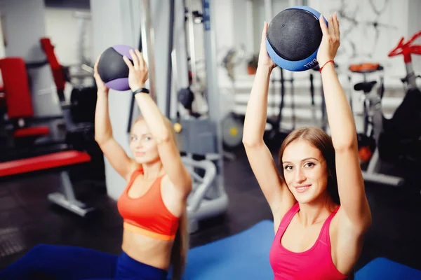 Konzept Fitness, Gewichtheben — Stockfoto