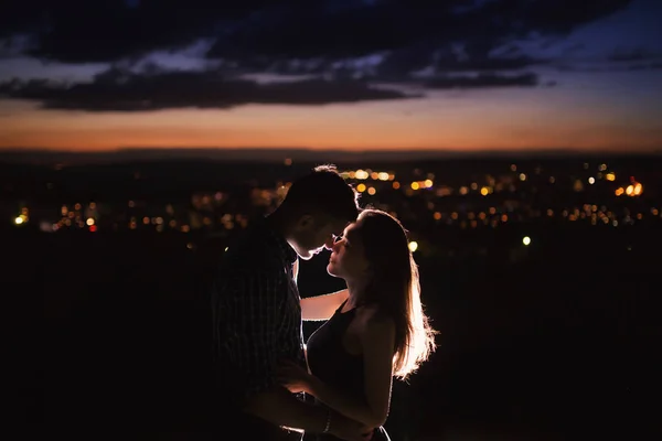 Valentinstag Liebhaber Mann und Mädchen — Stockfoto