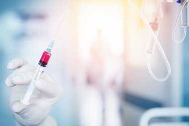 Medecine için soyut saf mavi arka plan