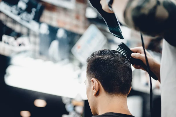 Concept barber, zorgzame barbershop — Stockfoto