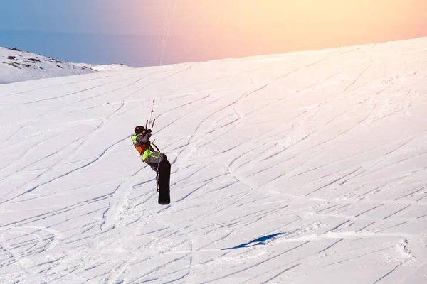 滑雪板风筝 — 图库照片