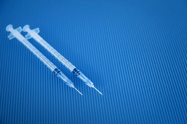 Syringe for insulin — Stock Photo, Image