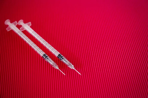 Syringe for insulin — Stock Photo, Image