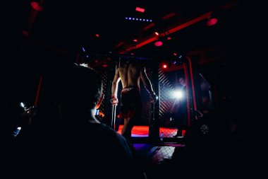 Boksörler fighters mücadele