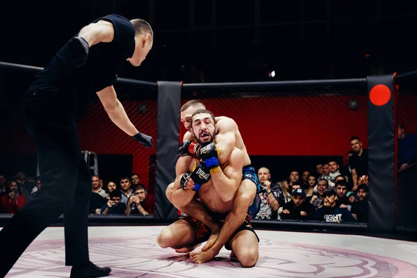 Boxeři bojovníci bojovat — Stock fotografie