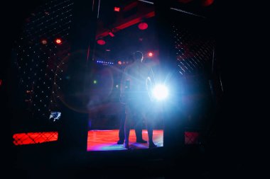 savaşçı mücadele öncesi halka standları