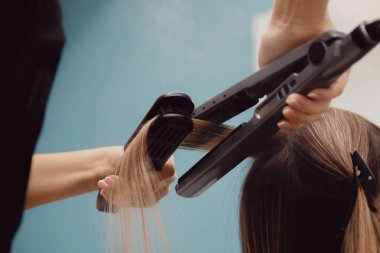 Keratin kurtarma saç ve protein tedavi kazık professional ile