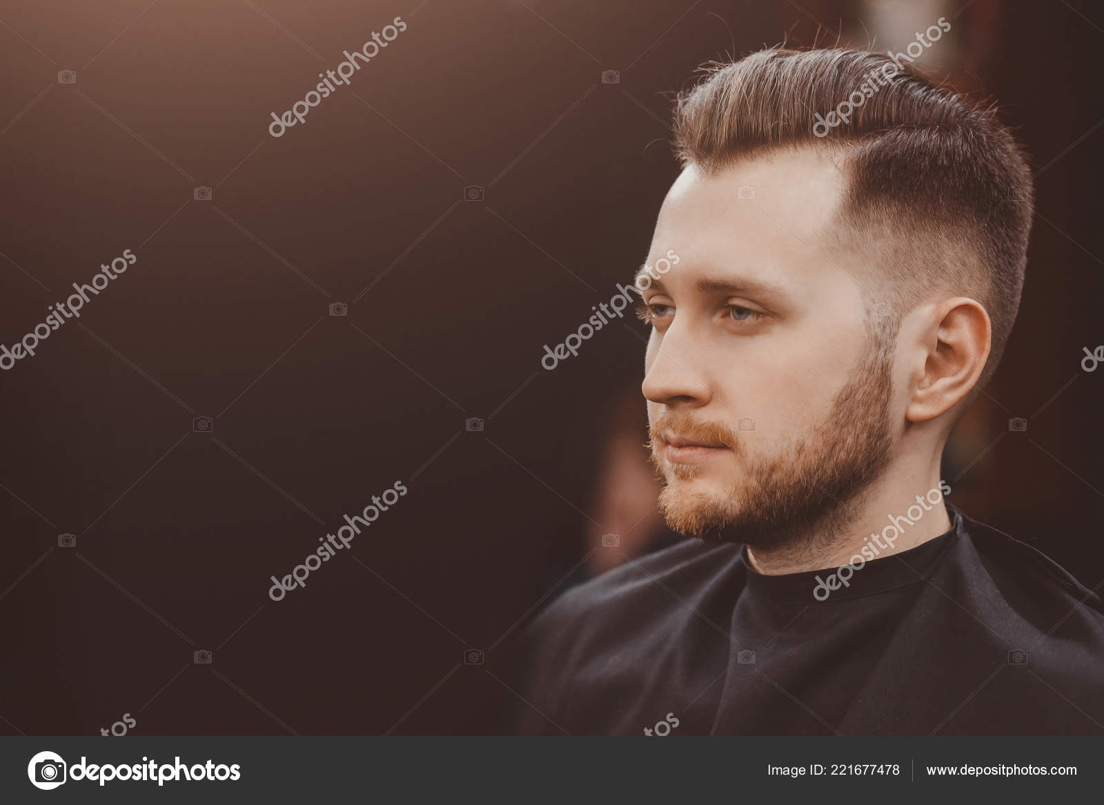 Hair Salon Tools Barber Scissors And Shaving Equipment Stock Image