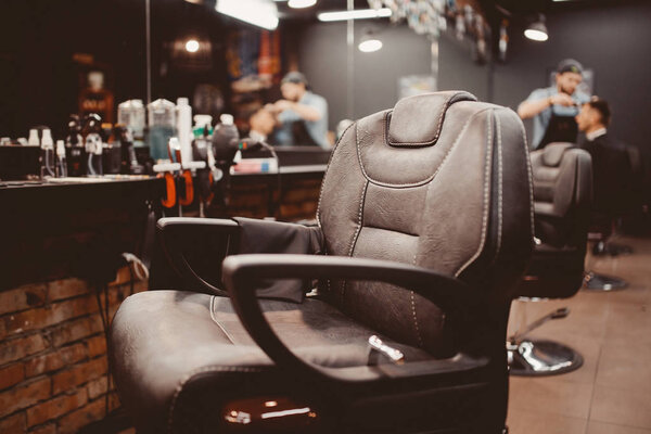 modern hairdresser and hair salon, barber shop for men